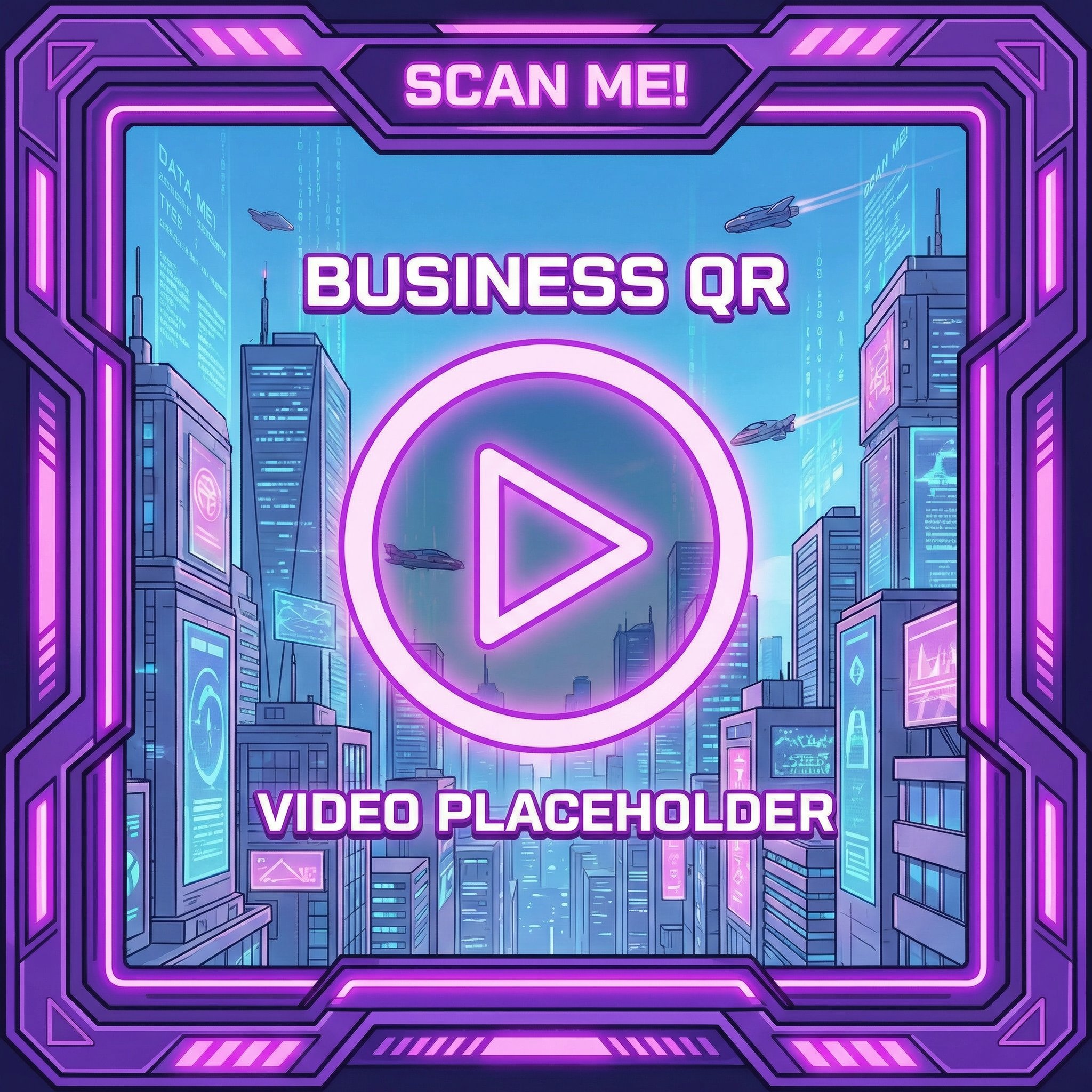 黄色仓库商务二维码